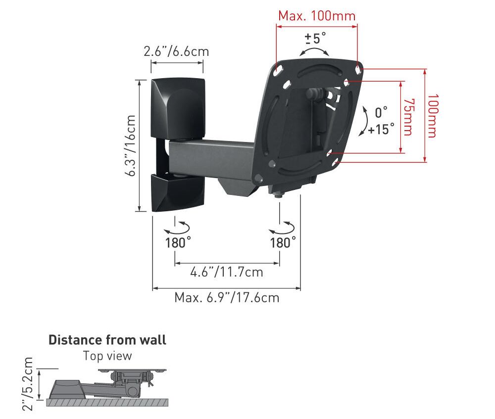 Barkan veggfeste opptil 29 390130