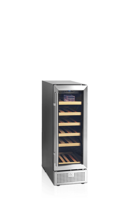 Hovedbilde Tefcold vinskap 1 sone stål 86 cm TFW100-S