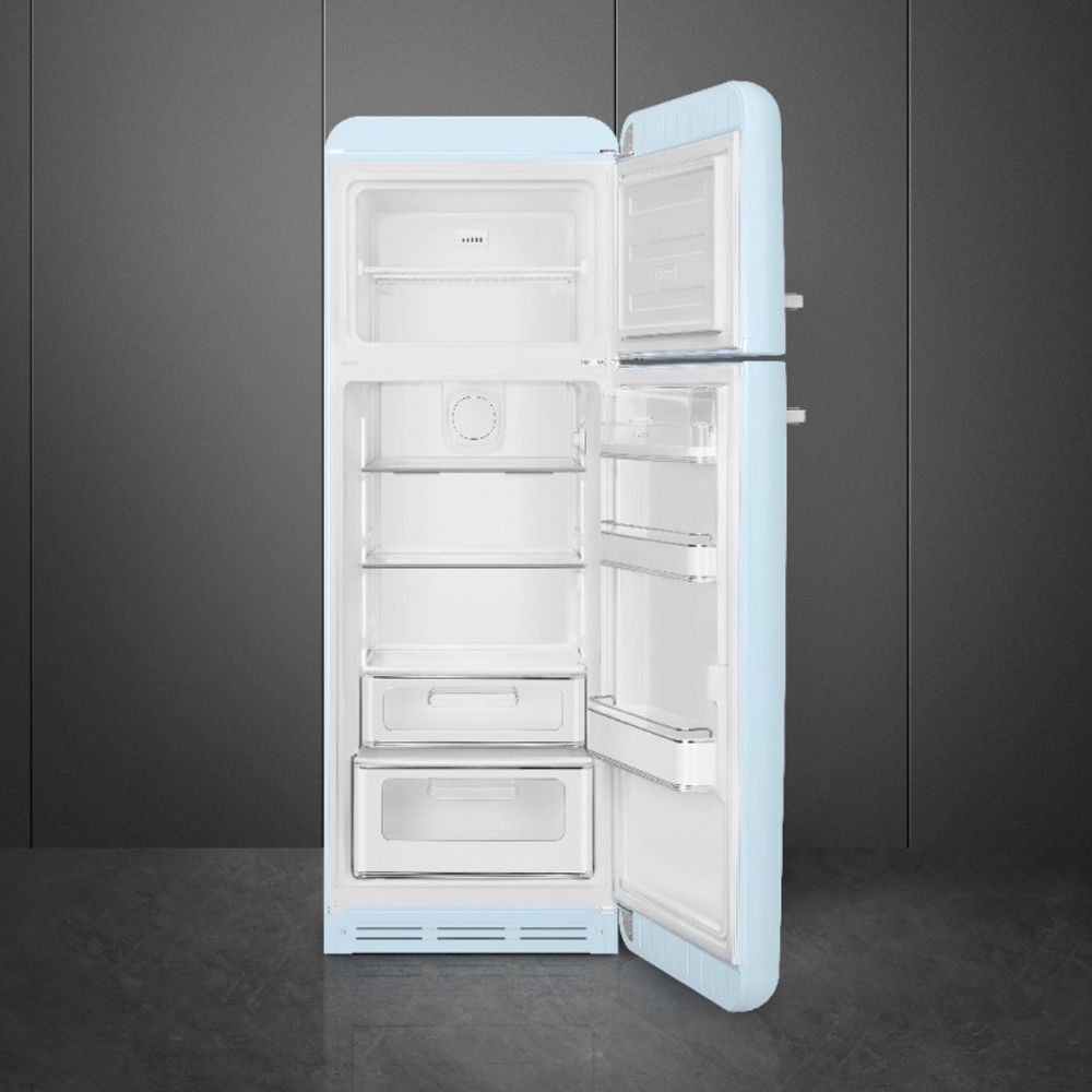 Smeg kombiskap pastell blå 50`s retro FAB30RPB5 