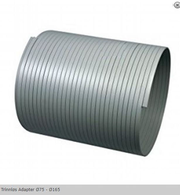 Hovedbilde Silverline Avtrekk & Adapter Trinnløs Adapter Ø75 - ...