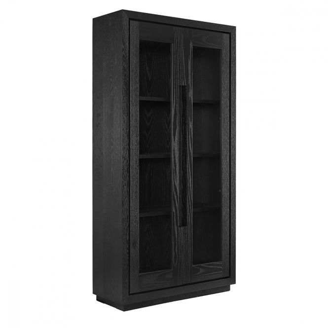 Hovedbilde Artwood HUNTER glass skap eik svart 06-86119