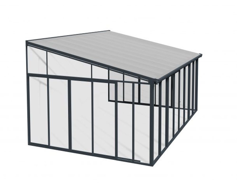 Canopia by Palram Sanremo veranda 385 x 435 cm grå