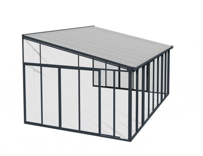 Hovedbilde Canopia by Palram Sanremo veranda 385 x 435 cm grå