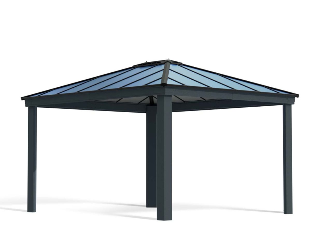 Canopia by Palram - Gazebo Dallas - 360 x 422 cm - Grå 