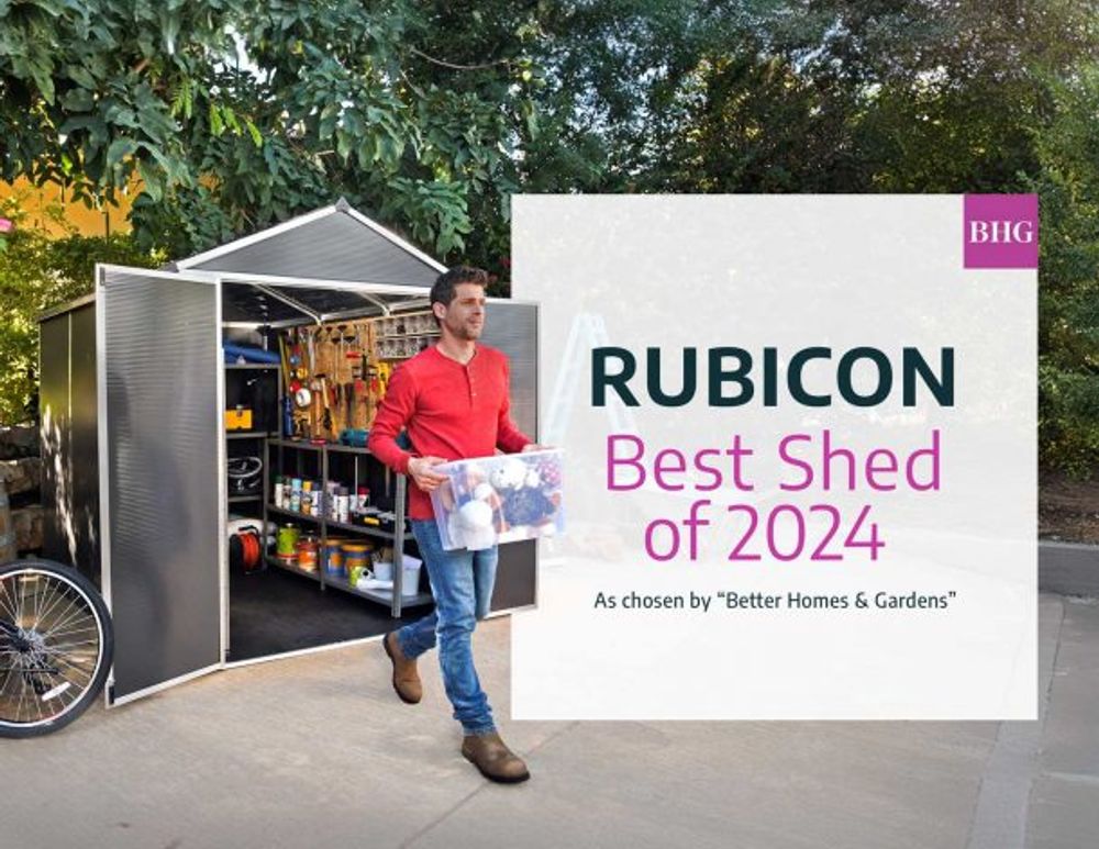 Canopia by Palram Rubicon redskapsbod 237 x 303 cm mørk grå