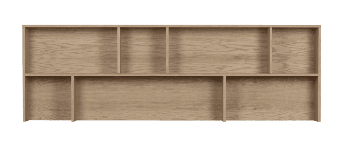 WOOOD hylledel til New Gravure sidebord natural eik 373565-B
