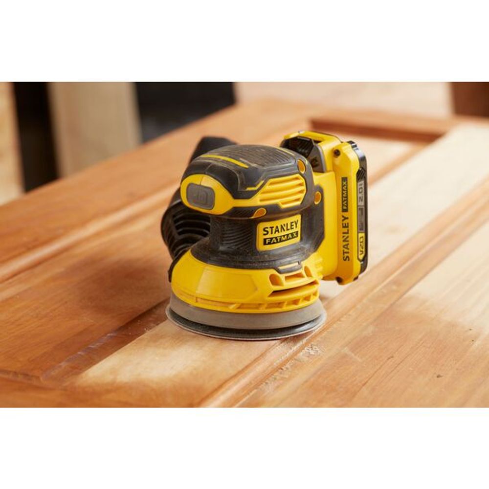 Stanley Fatmax eksentersliper 18V 125mm SFMCW220B-XJ