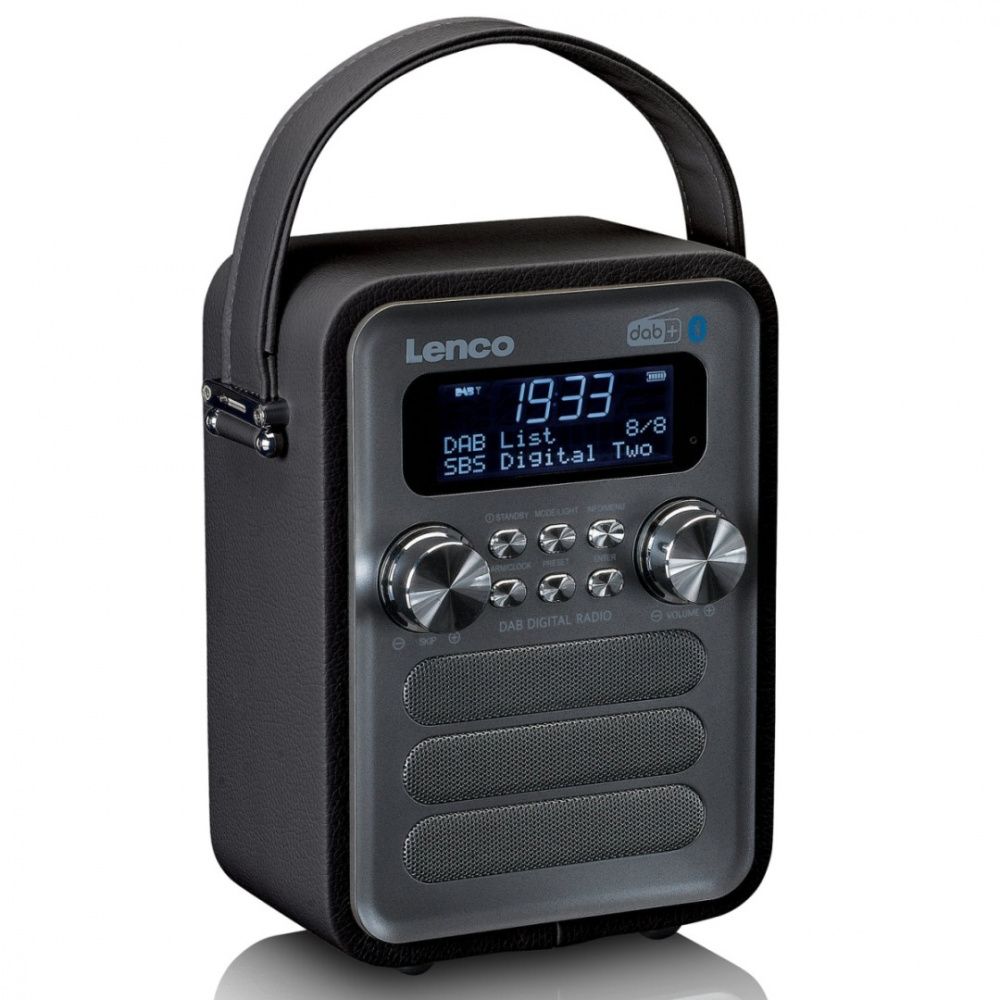 Lenco dab radio PDR-051 sort sølv