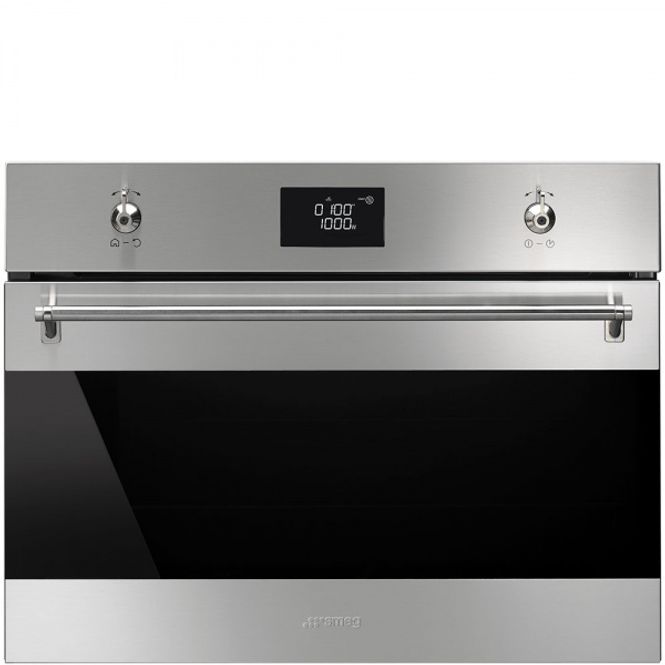 Hovedbilde Smeg classic kombi mikrobølgeovn rustfritt stål 60 cm ...