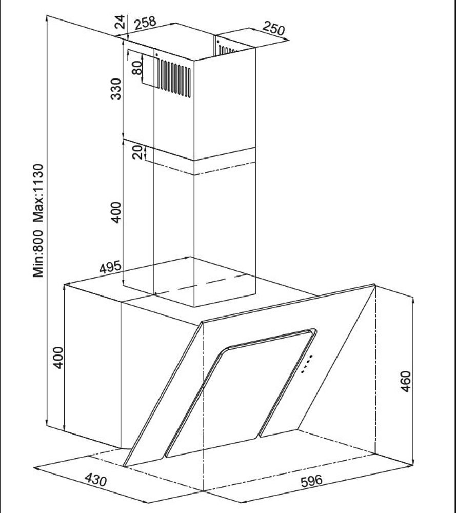 Silverline Ventilator Fellsavtrekk/Sentralventilasjon SC 3423 60C