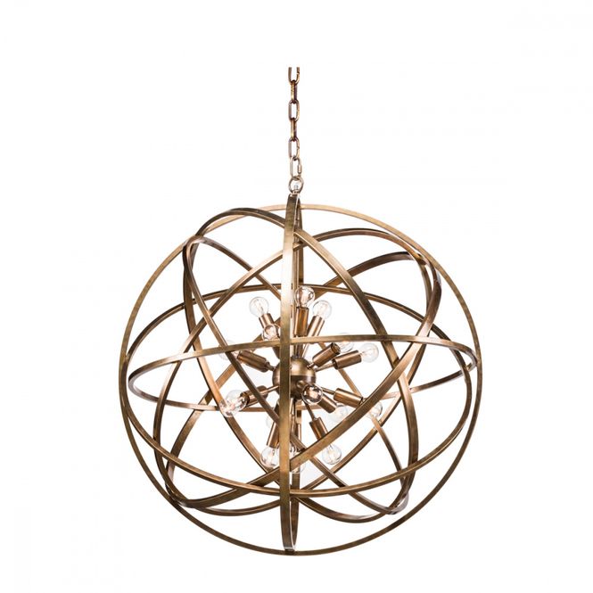 Hovedbilde Artwood NEST taklampe 82-20540 Messing ø 80 cm