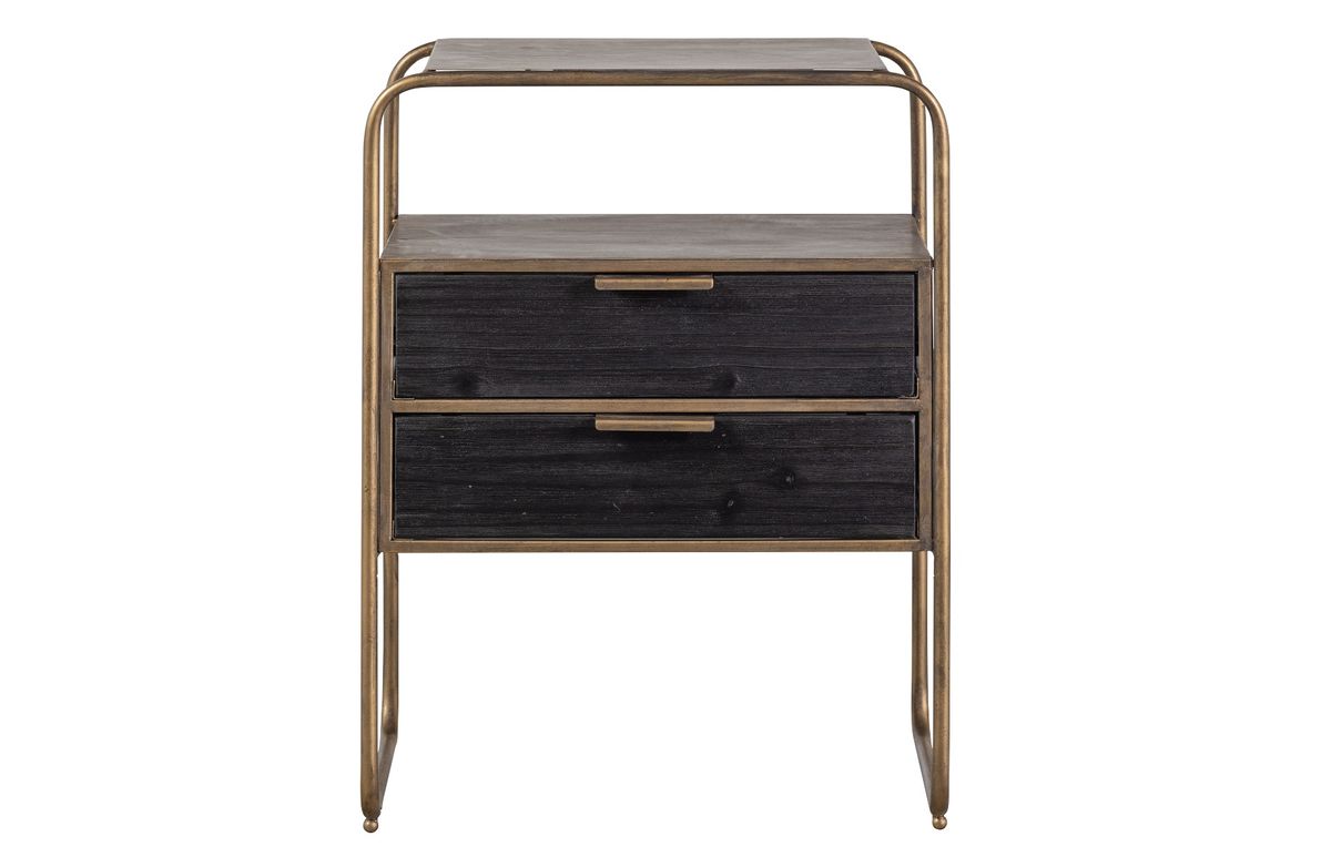 BePureHome Polite Nattbord Antikk Messing
