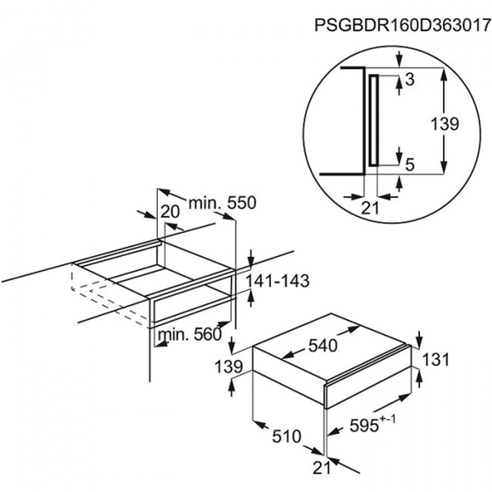 Aeg sous vide vakuumpakker KDE911423B Blackline
