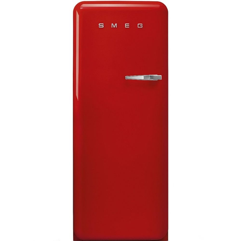Smeg kjøleskap rød retro høyde 153 cm FAB28LRD5
