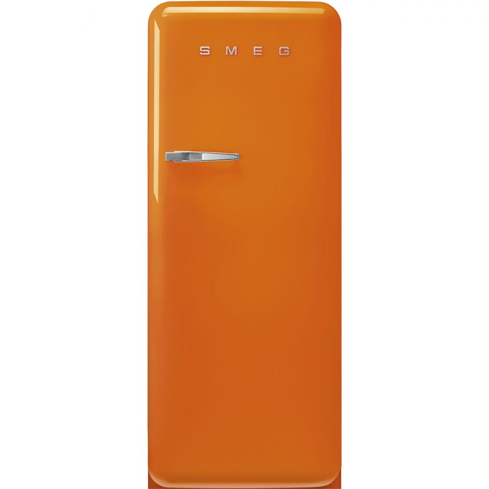 Smeg kjøleskap oransje retro høyde 153 cm FAB28ROR5