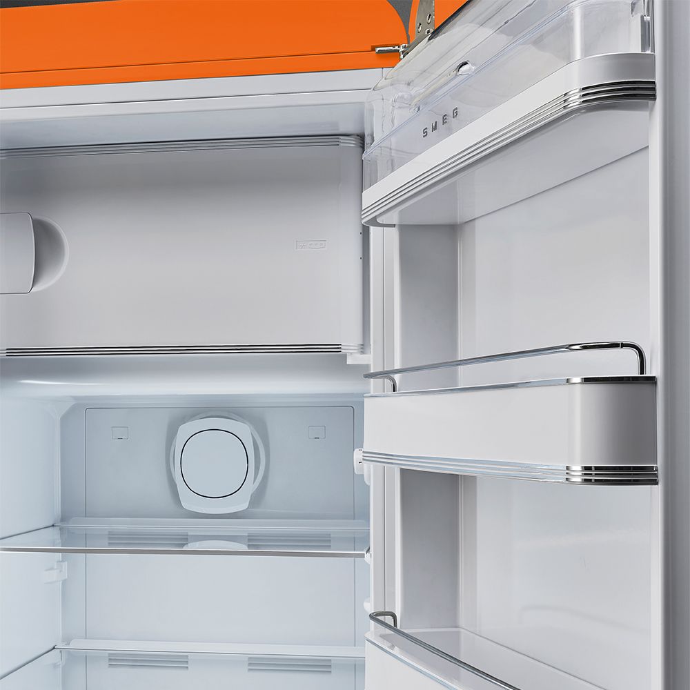 Smeg kjøleskap oransje retro høyde 153 cm FAB28ROR5