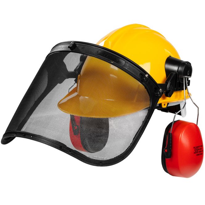 Hovedbilde Texas sikkerhetshjelm med ansikt og hørselsvern 40-11700