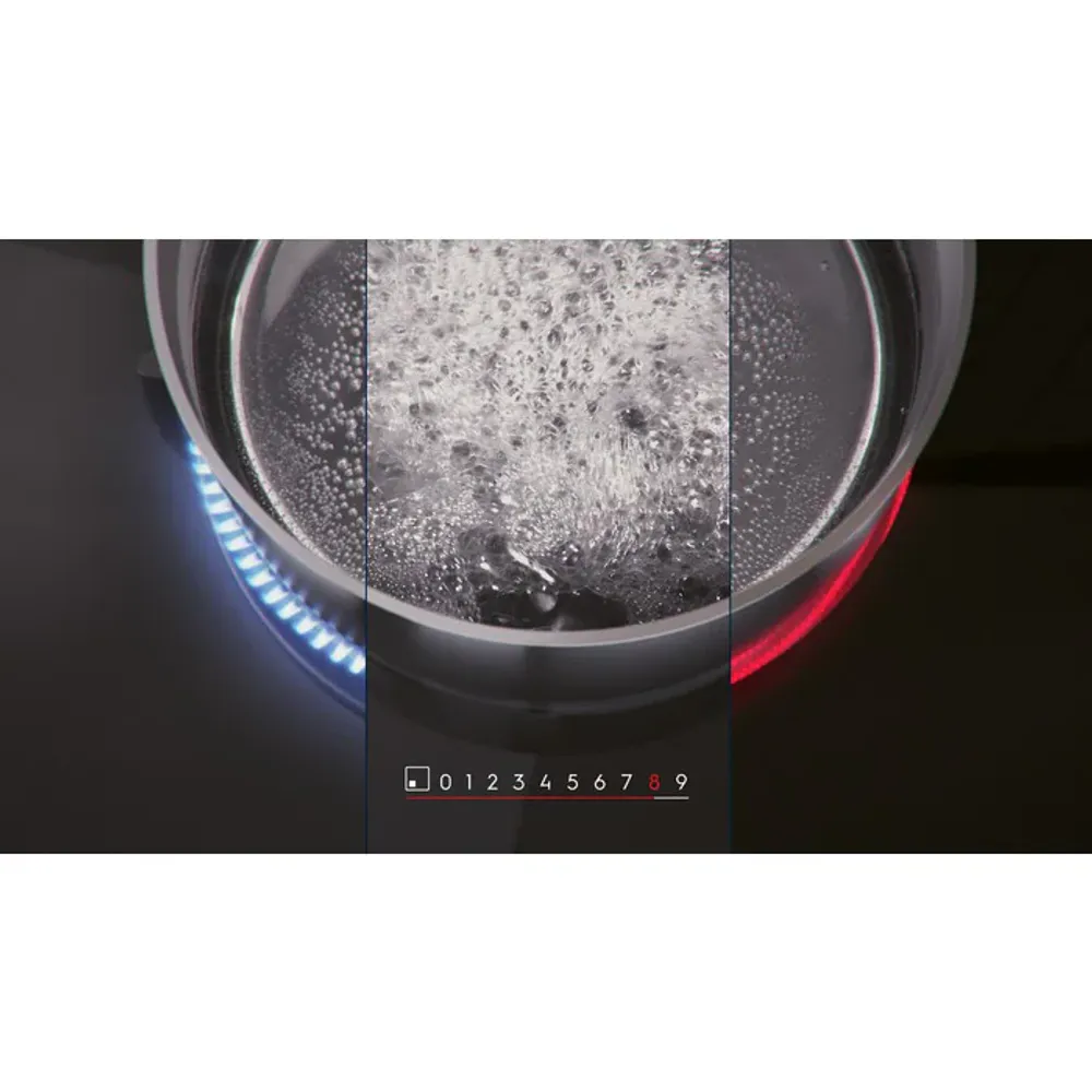 Electrolux komfyr induksjon hvit LKI6489NOW