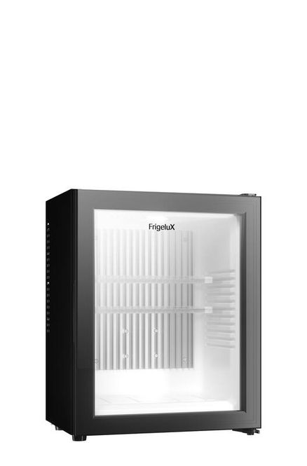 Hovedbilde FrigeluX frittstående barkjøleskap med glassdør 43 cm ...
