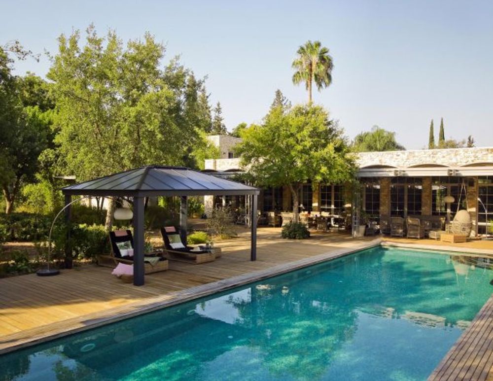 Canopia by Palram - Gazebo Dallas - 360 x 483 cm - Grå - inkl gardiner og netting