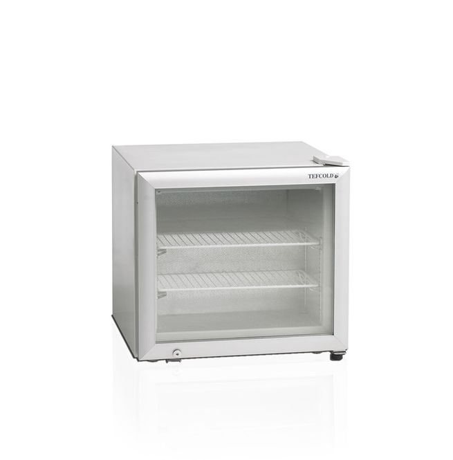 Hovedbilde Tefcold display fryseskap hvit med lås UF50G