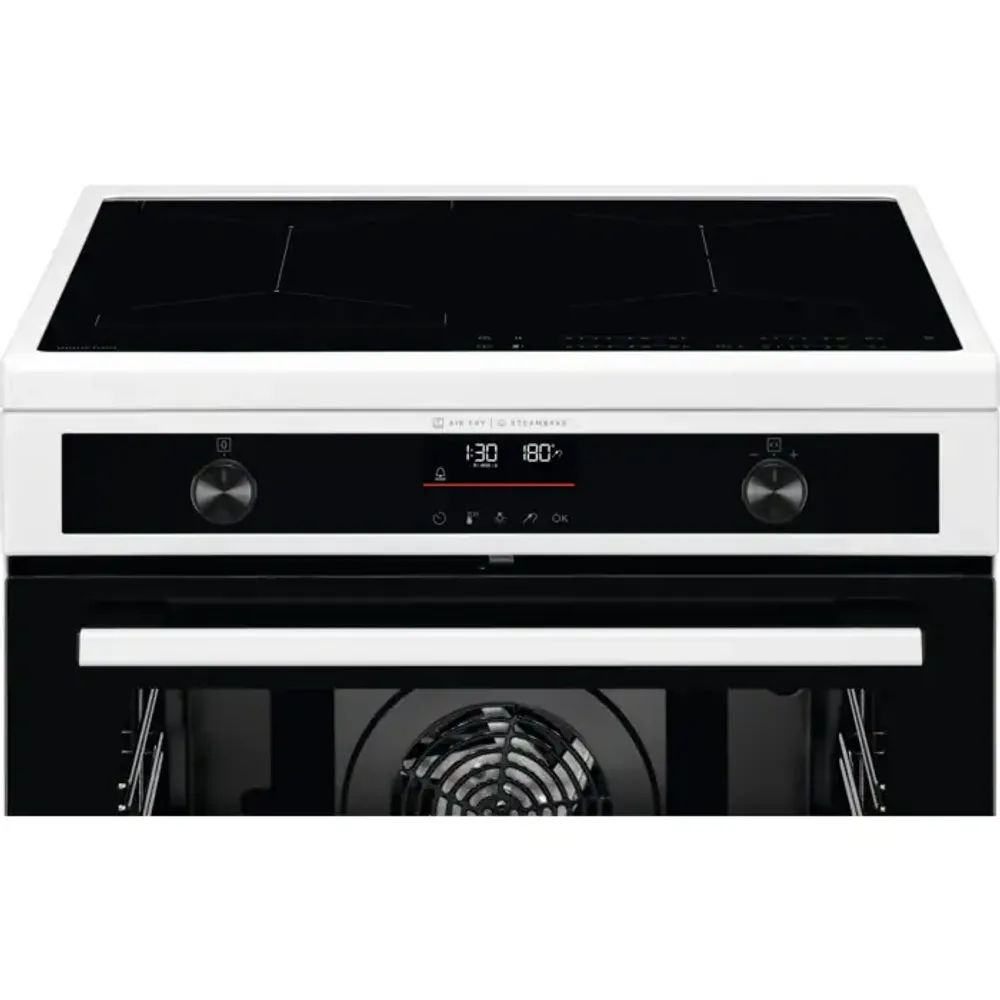 Electrolux komfyr induksjon hvit LKI6489NOW