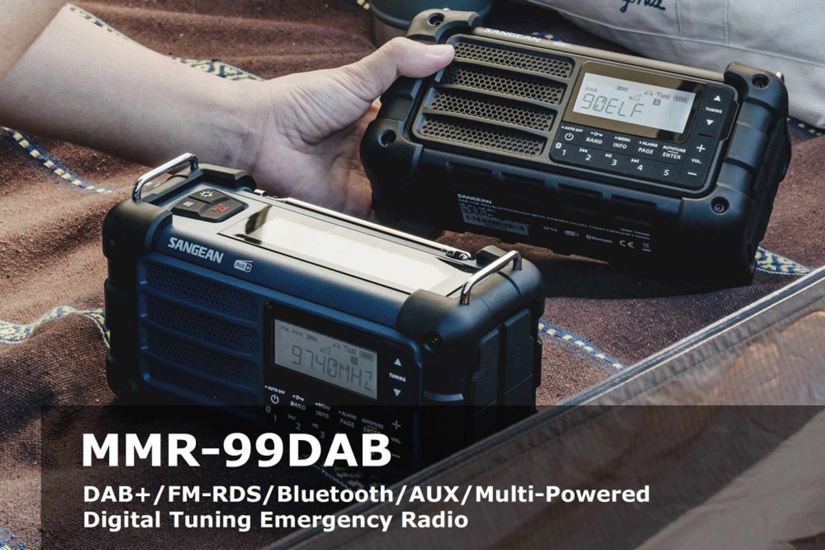 Sangean DAB solcelleradio BT 340098 