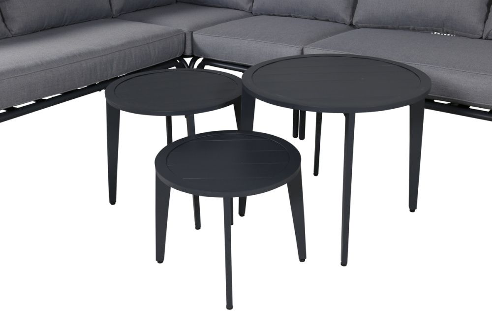 Venture Design Roxo hjørnesofa gruppe sort og grå farge