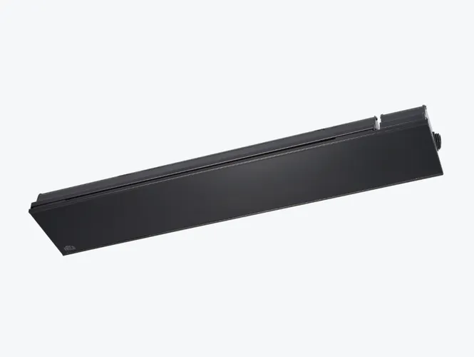 Hovedbilde Frico tersassevarmer i keramisk glassfront sort/hvit 2200W