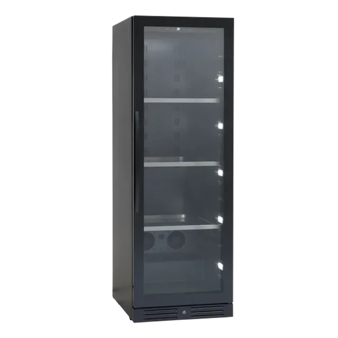 Hovedbilde Scandomestic vinskap 1 sone sort med plass til 138 flasker ...