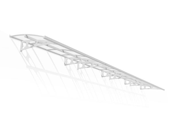 Canopia by Palram Bordeaux Door Canopy White/Clear 139 x 892 cm 5