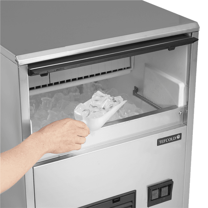 Hovedbilde Tefcold proffesjonell isbitmaskin TC26 26 kg/24 timer