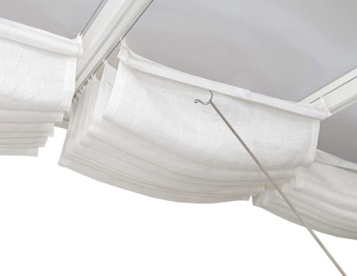 Canopia by Palram tak persienner 300 x 851 cm hvit 706113