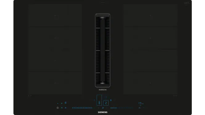 Hovedbilde Siemens induksjonstopp med integrert ventilator EX807NX68E  ...