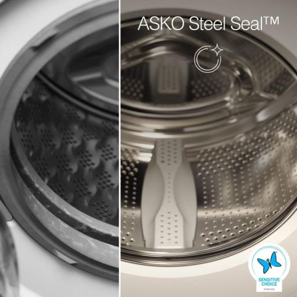 ASKO vaskemaskin 9kg hvit W7096XW