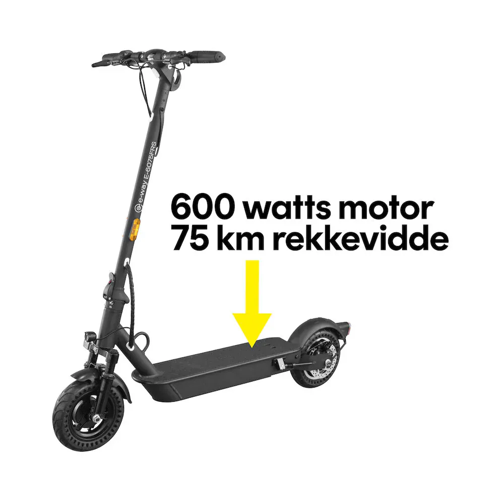 E-WAY El-sparkesykkel E-6075FRS