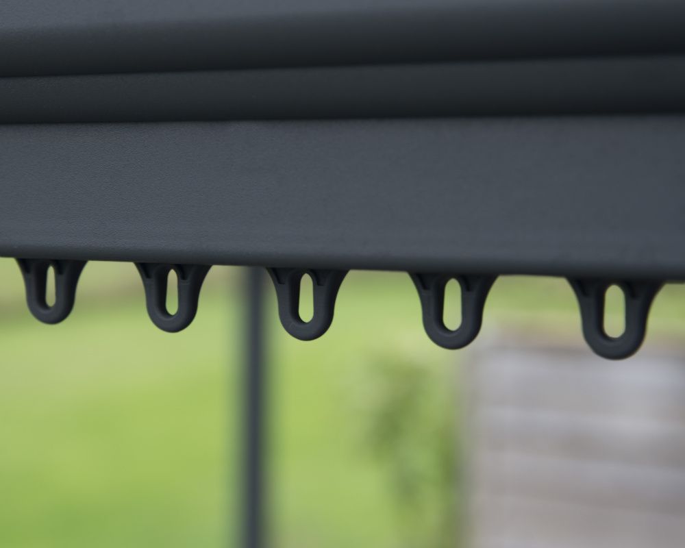 Canopia by Palram martinique paviljong 295 x 430 cm grå - inkl gardiner og netting