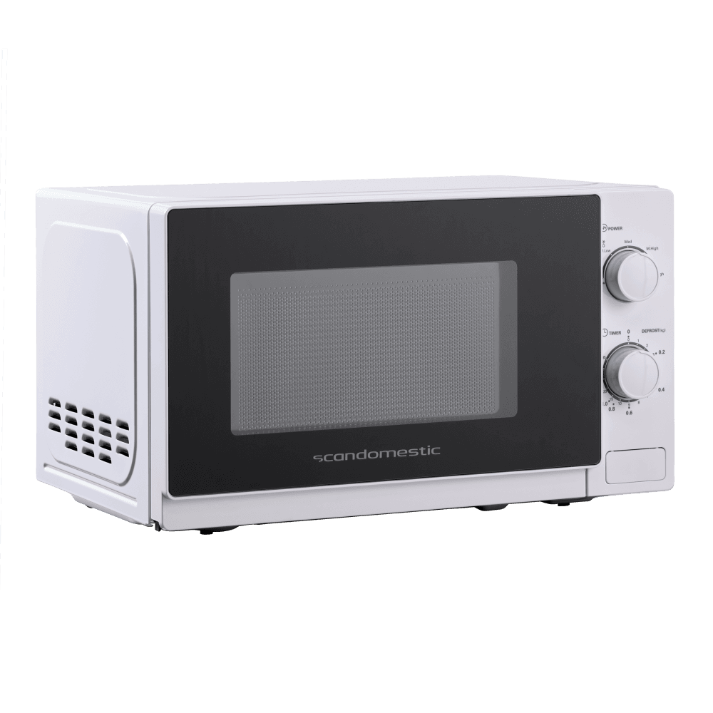 Scandomestic mikrobølgeovn hvit 700W MWS20W