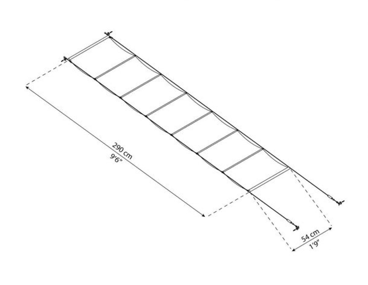 Canopia by Palram tak persienner 300 x 851 cm hvit 706113