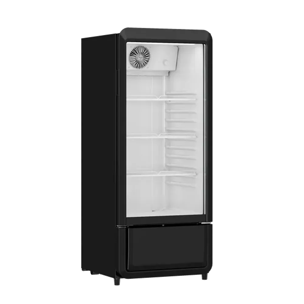 Scandomestic displaykjøleskap DC200BD svart 132cm