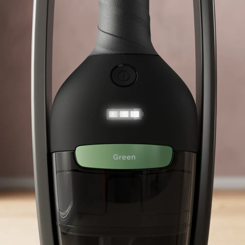 Electrolux oppladbar støvsuger 600 sort ES62B25GRN