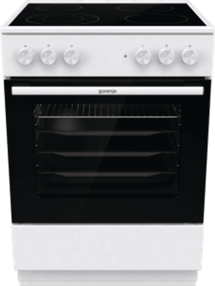 Gorenje keramisk komfyr 60 cm hvit GEC6A60WB 