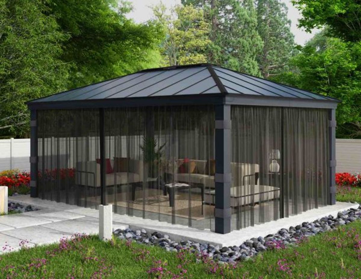 Canopia by Palram - Gazebo Dallas - Netting 360 x 483 cm - 4Pk 706599