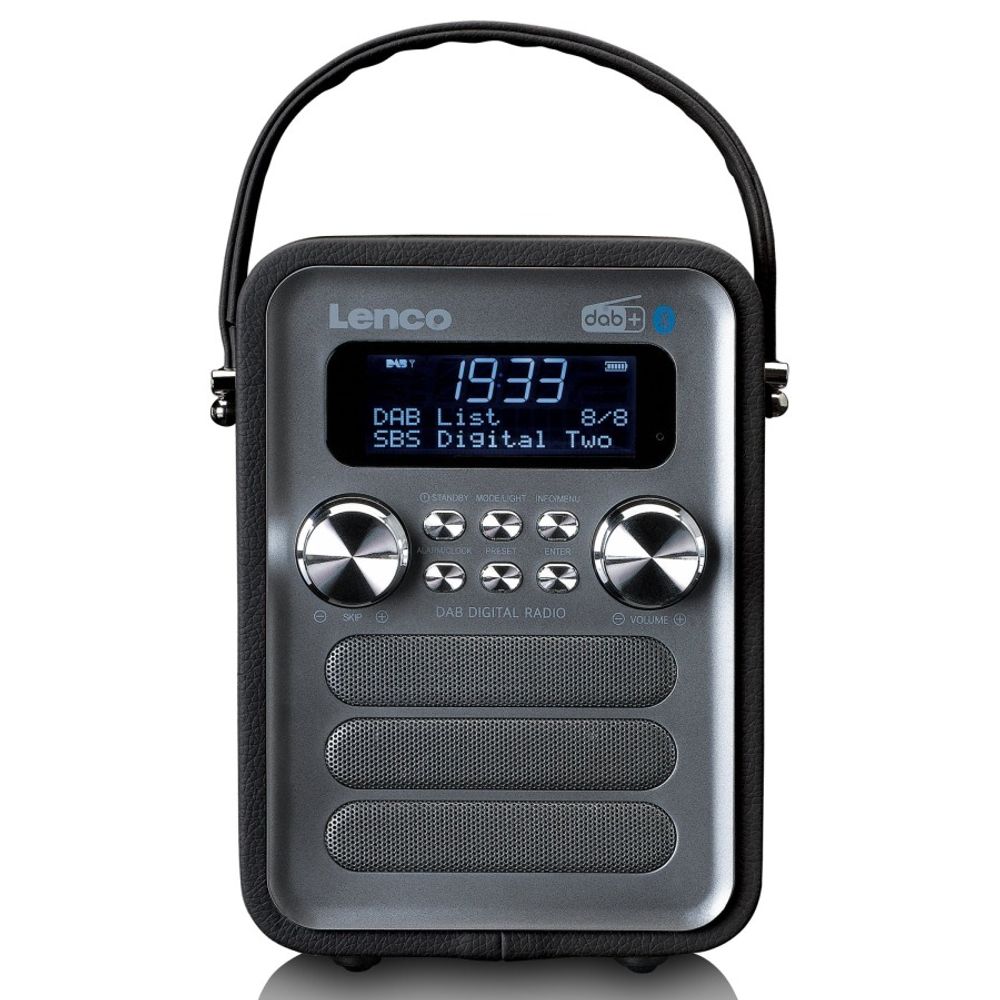 Lenco dab radio PDR-051 sort sølv