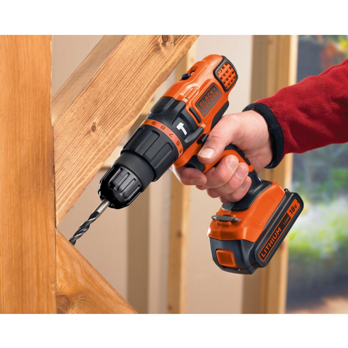 Black & Decker slagdrill 18 V naken BDCH188N