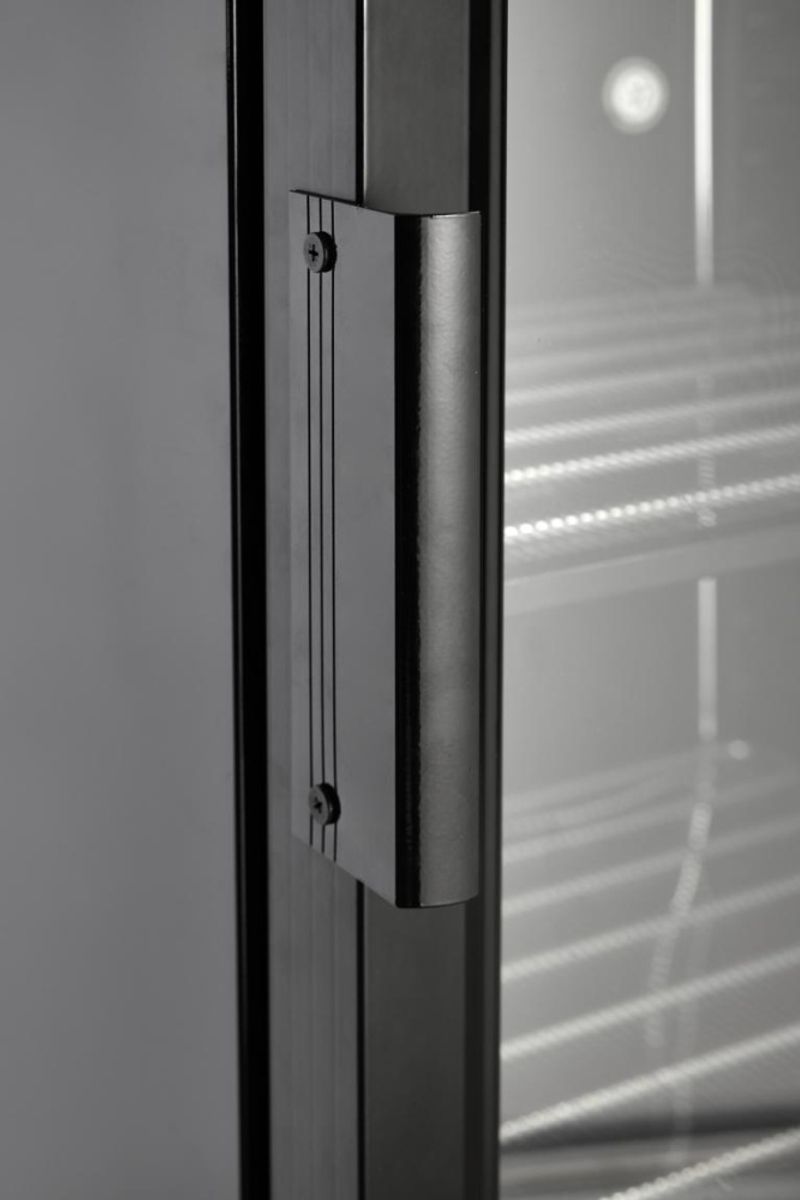 Vibocold display kjøleskap 206 cm sort med led lys VF 372 C SORT