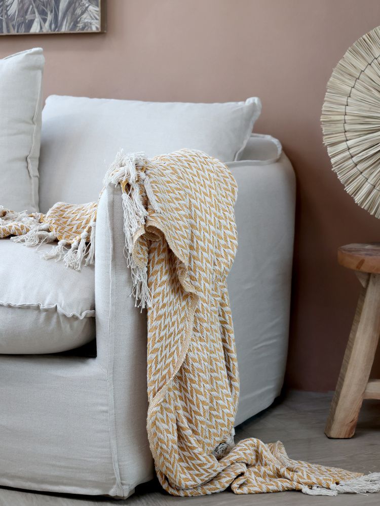 Chic Antique Malo Sofa i lin med 5 puter 40041830