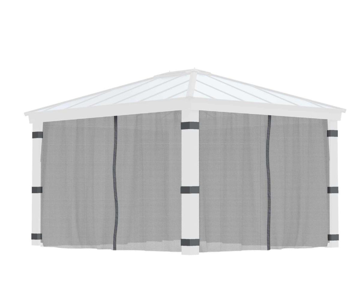 Canopia by Palram - Gazebo Dallas - Netting 422 x 422 cm - 4Pk 707216