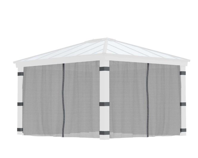Hovedbilde Canopia by Palram - Gazebo Dallas - Netting 422 x 422 cm - ...