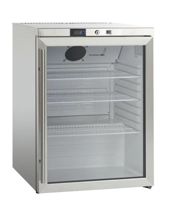 Hovedbilde Scandomestic lagringskjøleskap rustfritt stål 82 cm SK 145 ...